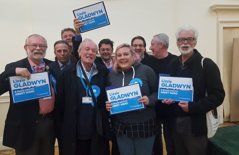 Lizzie wins for the Conservatives in Bath!